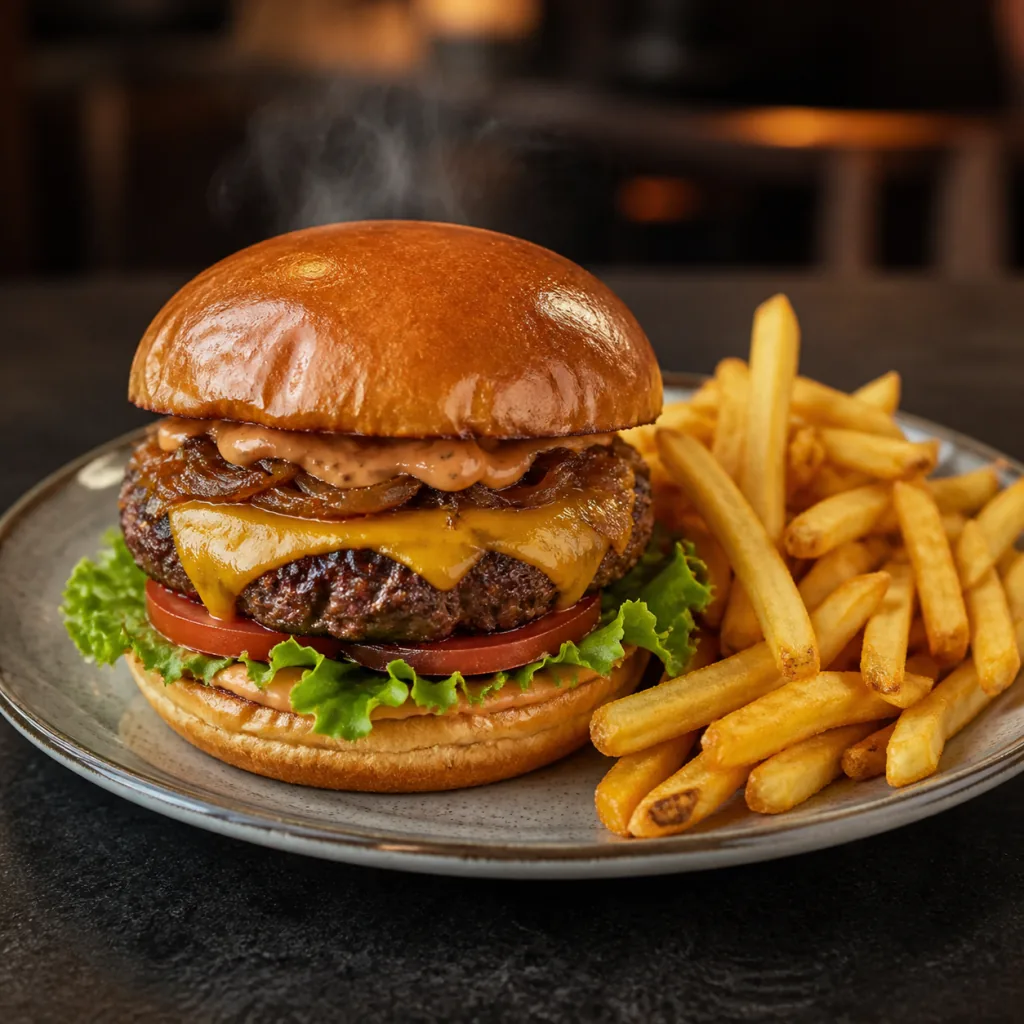 Zengin burger menü